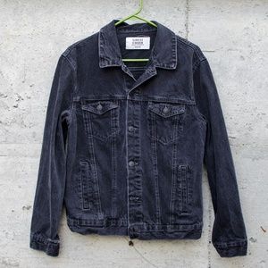 Vintage Denim Black Jean Jacket